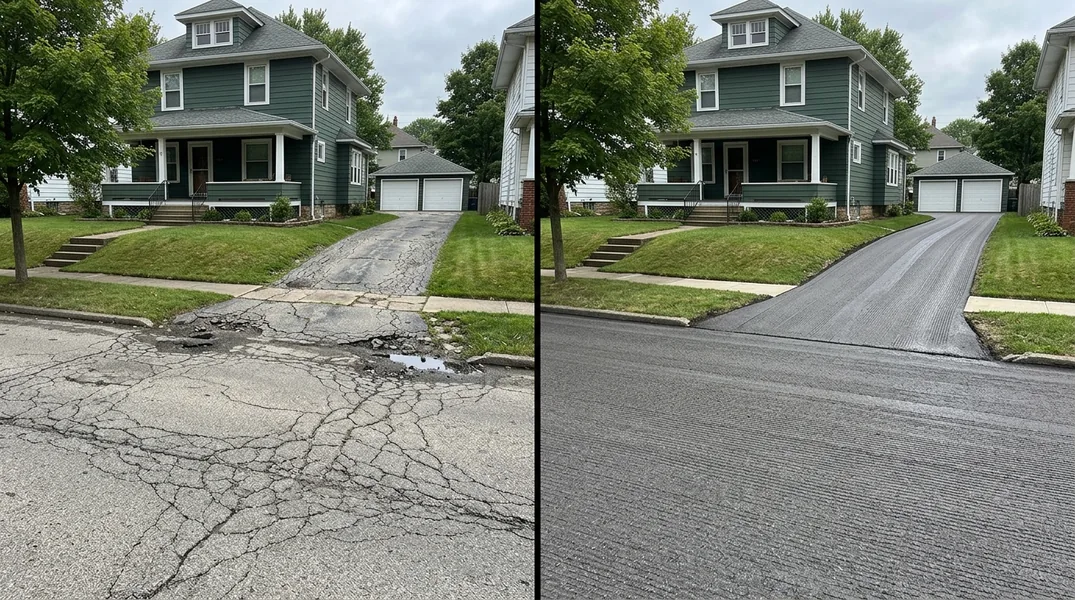 Asphalt vs Concrete Driveways in Northeast Ohio: Which Holds Up Better?