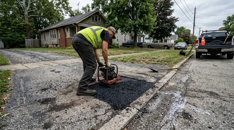Pothole Repair & Asphalt Patching Akron